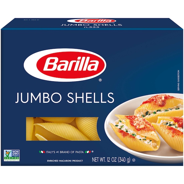 Barilla Jumbo Shells 12 oz. Box, PK12